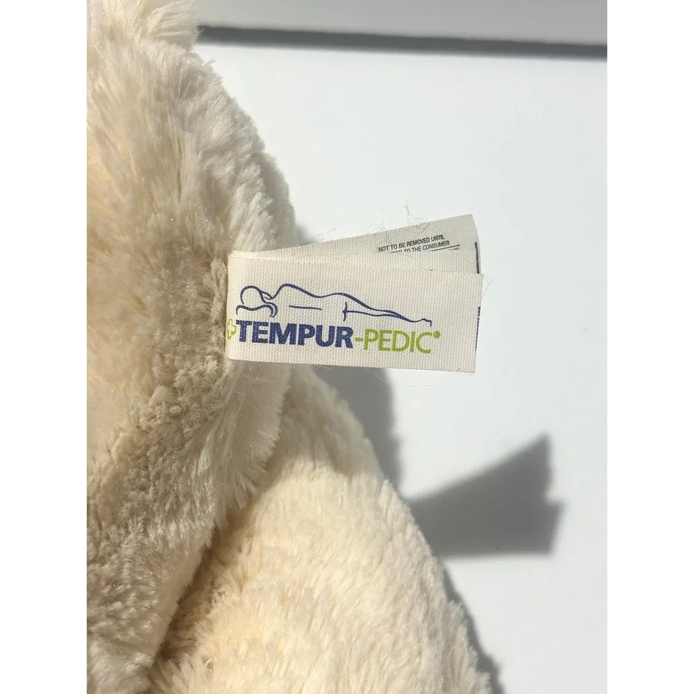 Tempur-Pedic Plush Blonde Puppy Dog Mary Meyer Memory Foam Cream Tan Weight